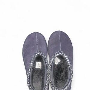 UGG Women's Dark Blue Suede Slippers